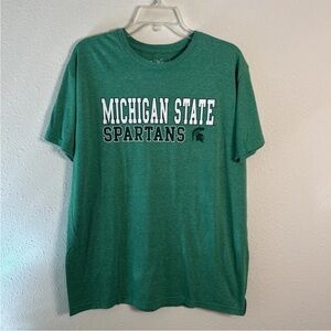 Michigan State Spartans Shirt Men's XL Green NCAA University Victory Tee